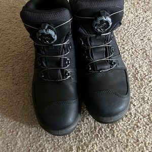 Red wing men’s boots, size 10.5, Black and gray.